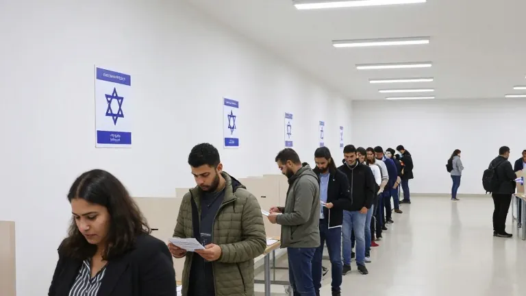 Illustration for: Netanyahu and Rivals Face Vote on Courts and Drafts
